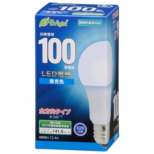 オーム電機 OHM LED電球 E26 100形相当 昼光色 LDA12D-G AG27