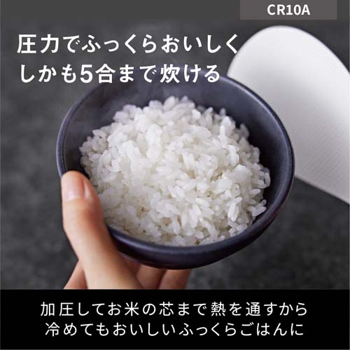パナソニック IHジャー炊飯器 SR-CR10A-K ブラック [5合炊き] 《納期約２－３週間》