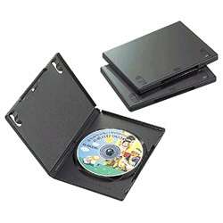 ELECOM トールケース DVD BD 対応 標準サイズ 1枚収納 3個セット ブラック CCD-DVD01BK エレコム