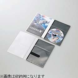 ELECOM ディスクケース 省スペース CD DVD 1枚収納 10枚パック ブラック CCD-DPD10BK エレコム