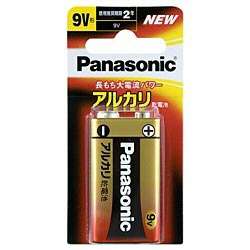 Panasonic アルカリ乾電池9V形 6LR61XJ/1B パナソニック