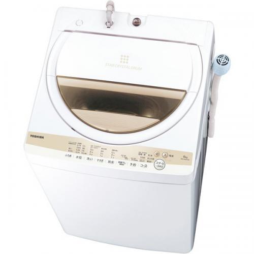 東芝 TOSHIBA 全自動洗濯機 洗濯6kg グランホワイト AW-6GM1-W (宅配サイズ商品 / 設置・リサイクル希望の場合は別途料金および配達日・時間指定不可)