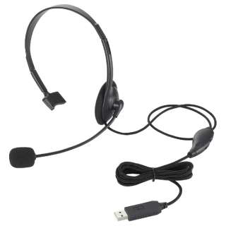 ELECOM ヘッドセット マイク PS4対応 USB 片耳 オーバーヘッド 1.8m HS-HP21UBK エレコム