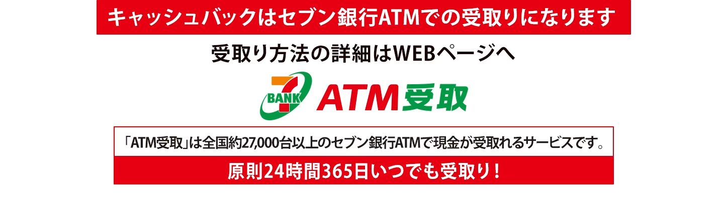 キャッシュバック受け取り方法