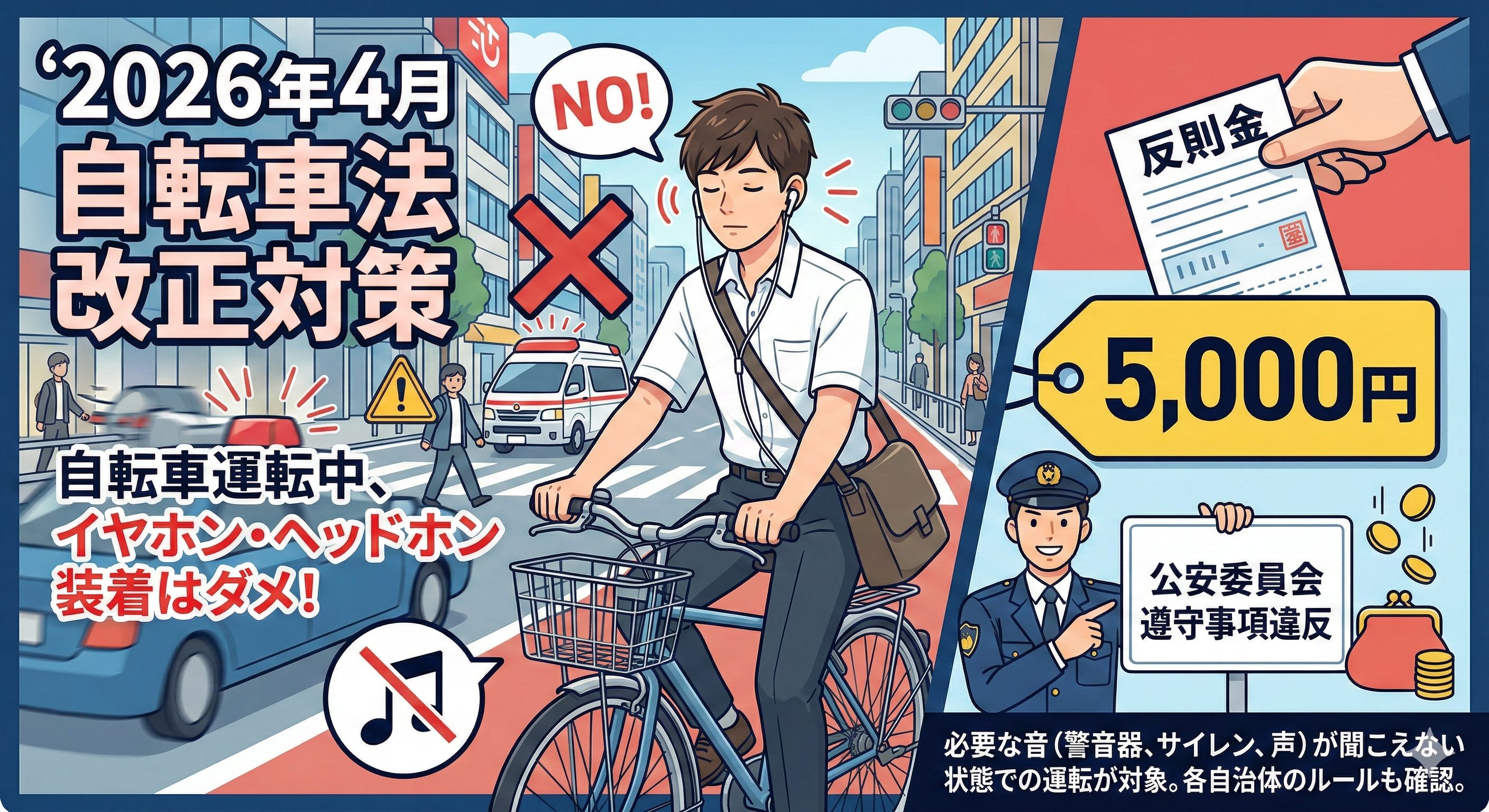 2026年4月 自転車法改正対策