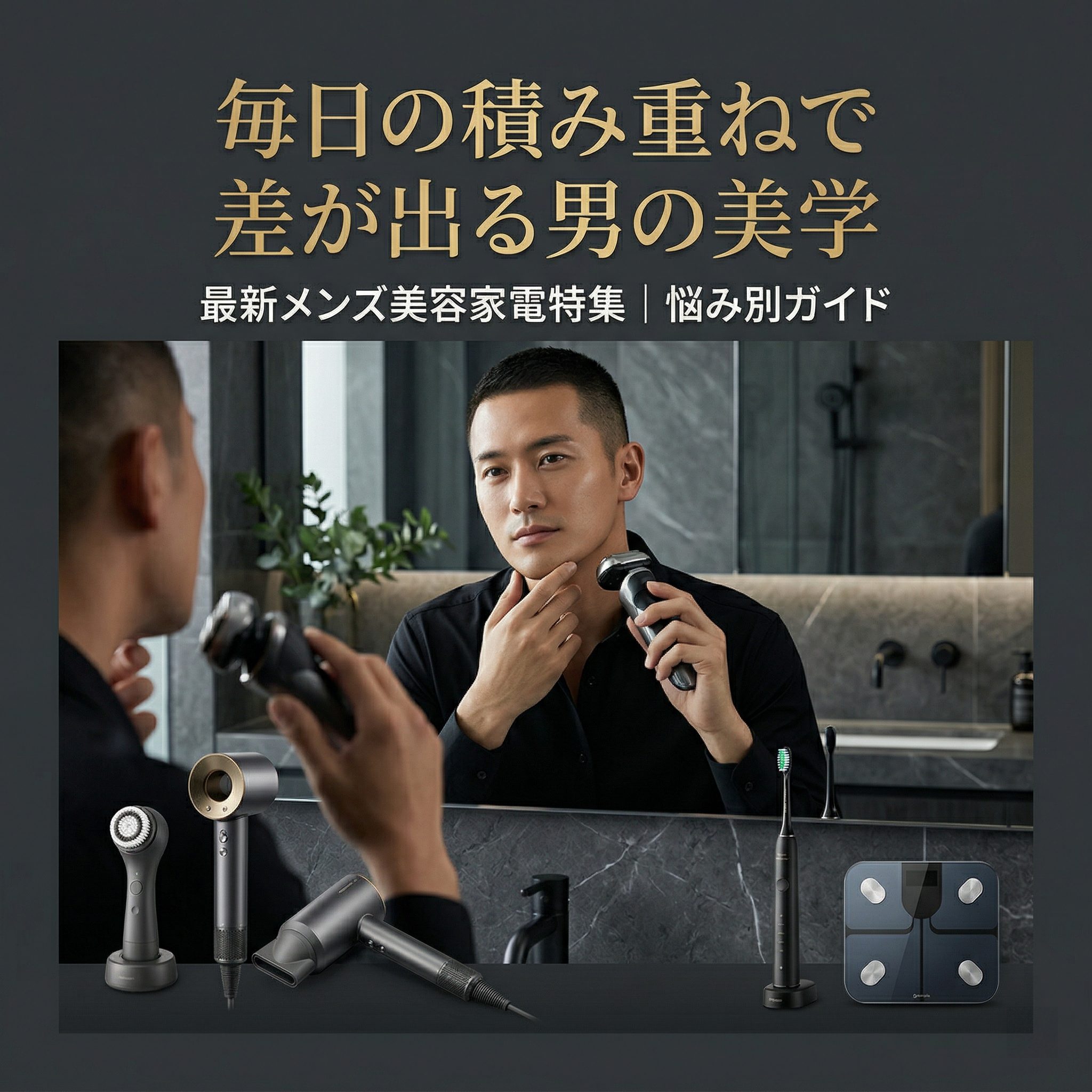 「清潔感は投資で作れる。成功者が実践する『悩み別』美容家電の選び方」
