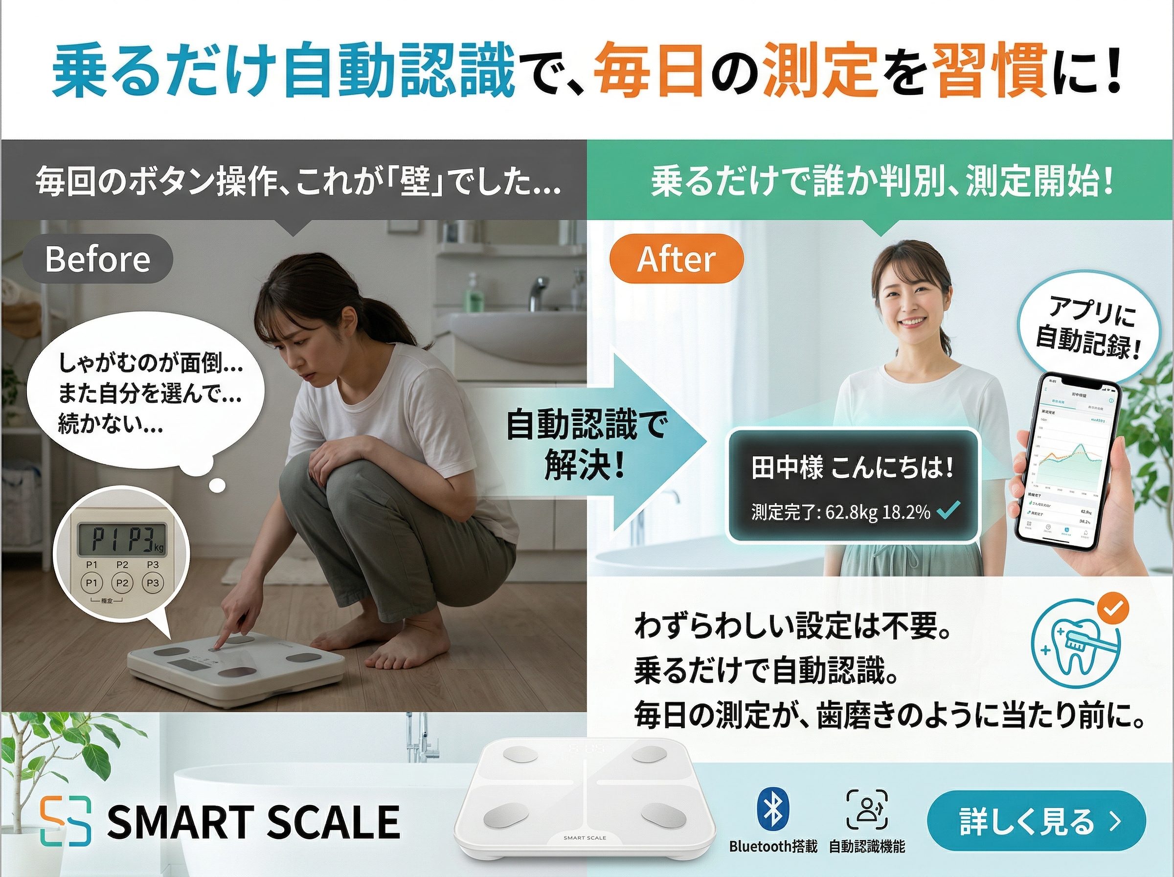 乗るだけ自動認識