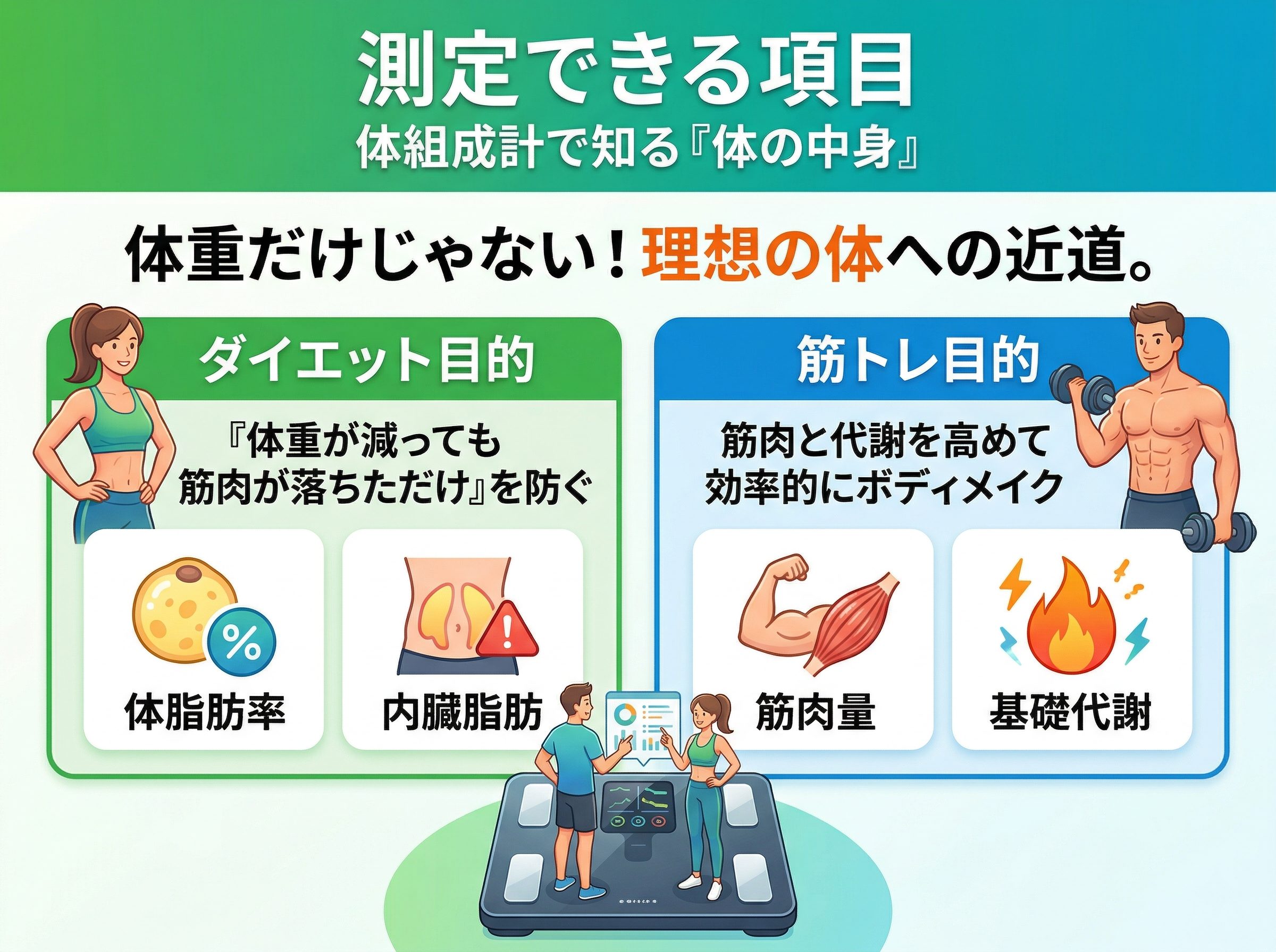 測定できる項目