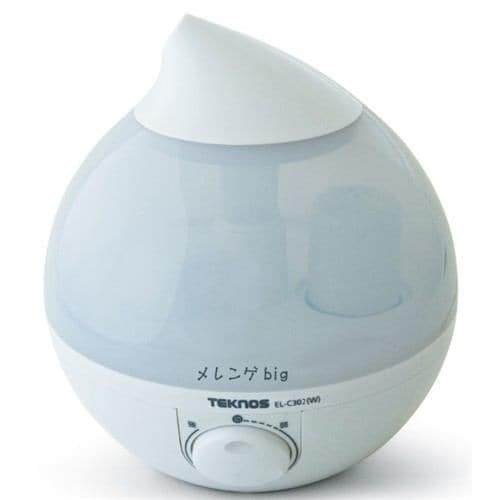 TEKNOS 滴型超音波加湿器 メレンゲ EL-C302(W)